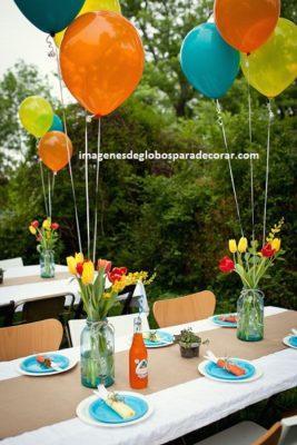 decoracion con globos sencilla para fiesta infantil rapido