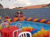 fotos decoracion globos para fiesta infantil niño