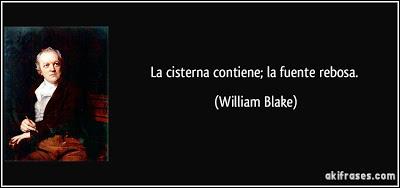 Sobre la acumulación - William Blake.