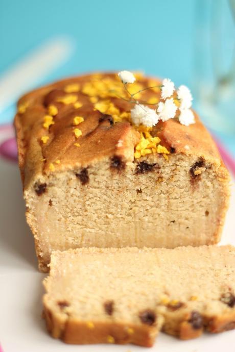 Plum cake vegano y sin azúcar