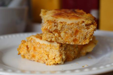 Pastel de quinoa y calabaza