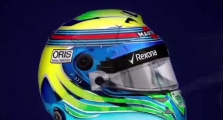 Según Massa, la F1 no puede quedarse sin un brasileño | Presentación de su casco