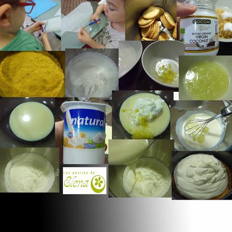 Tarta mousse de limón