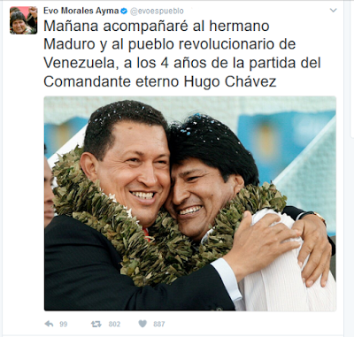 Evo anunció que viajará a Venezuela y recibió a Raúl en hospital de La Habana