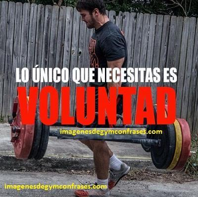 frases de gym para facebook motivadoras