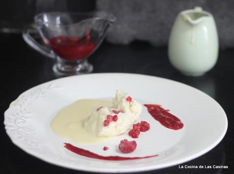 Esponja de Tres Leches con Coulis de Frambuesa #CookingTheChef: Enrique Olvera