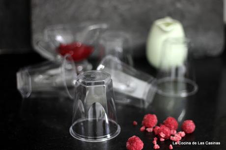 Esponja de Tres Leches con Coulis de Frambuesa #CookingTheChef: Enrique Olvera