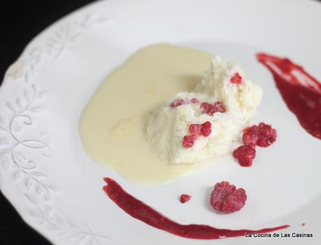 Esponja de Tres Leches con Coulis de Frambuesa #CookingTheChef: Enrique Olvera