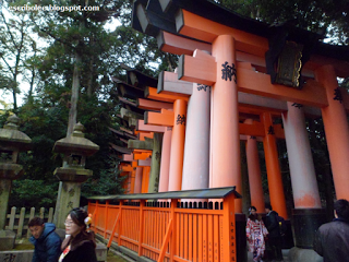 Algunos toris de Fushimi Inari
