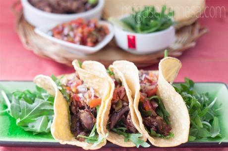 TACOS DE CERDO CON PICO DE GALLO [Made In Spain… como se ha podido]