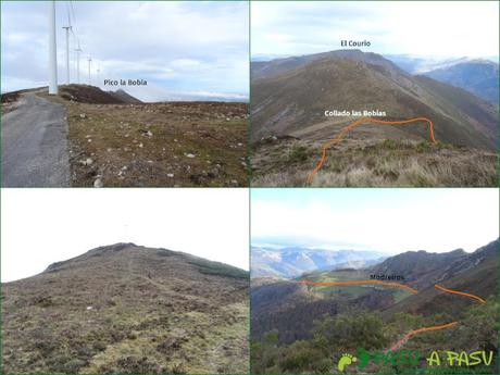 Sierra de Begega: Pistas del Parque eólico y bajada a Modreiros