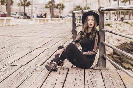 TULLE NOIR - BODY DE TUL