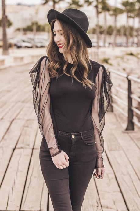 TULLE NOIR - BODY DE TUL