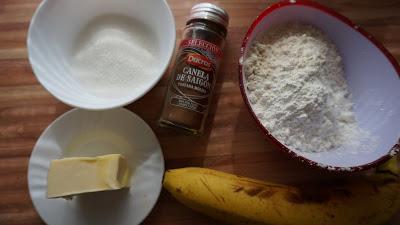 Galletas de platano o banana y canela ( sin huevo)