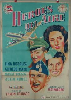 HÉROES DEL AIRE (España, 1957) Intriga, Bélico, Exaltación Nacionalista Española