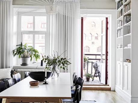 librerías inspiración Librerías de suelo a techo estilo escandinavo estilismo de estanterías estanterías nórdicas estanterías inspiración distribución librerías blog decoración nórdica 