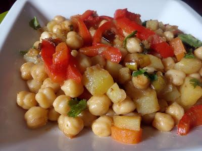 MASALA DE GARBANZOS Y VERDURAS