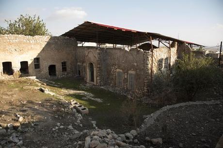 Los restos de la tumba de Nahum en Alqosh, Irak.