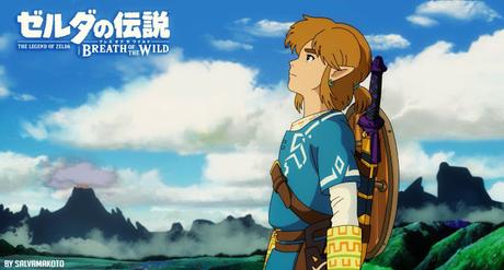 Mira esta ilustración del estudio Ghibli basada en Zelda Breath Of The Wild