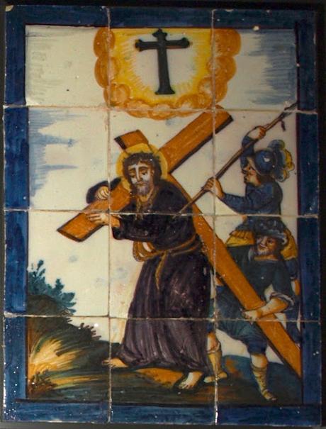 El Via Crucis cerámico de la Colección Carranza.