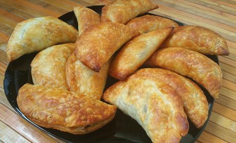 Empanadillas veganas de tempeh y shiitake