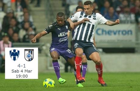 Resumen alineación Monterrey 4-1 Querétaro jornada 9 clausura 2017