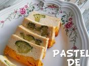 Pastel verduras: coliflor, brócoli zanahoria