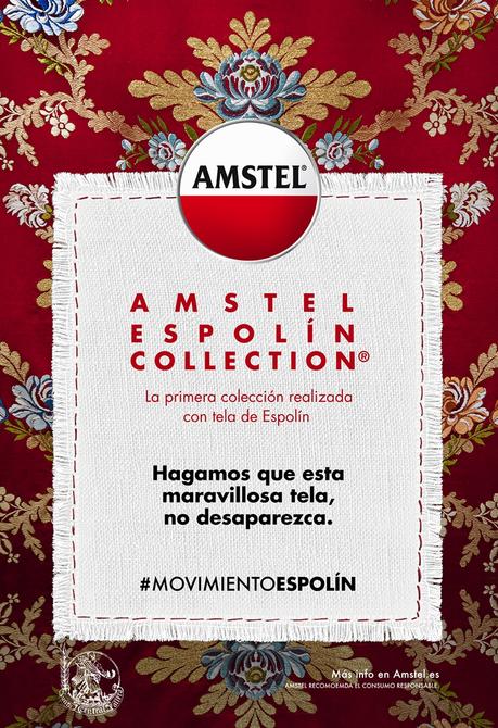 Amstel lanza una colección de ropa y complementos con tela de Espolín para celebrar las Fallas 2017