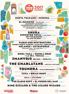 Programación completa de Sound Isidro 2017