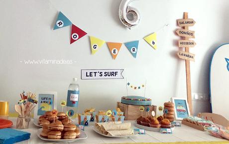 Crea en casa una fiesta surfera fiesta imprimible surf