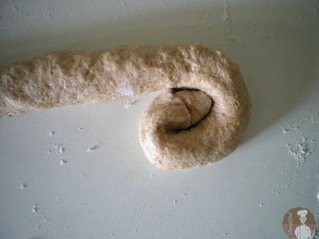 Börek con harina de espelta: montaje de la börek