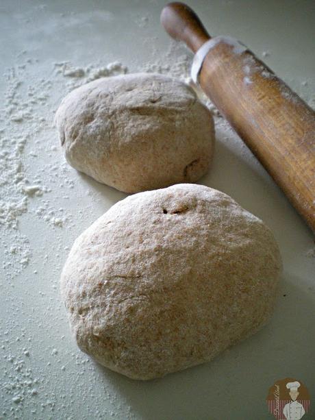Börek con harina de espelta: masa de harina de espelta