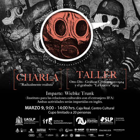 Invitan charla taller inspirado en el trabajo de “Otto Dix”