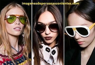 imagenes de diferentes tipos de lentes mujeres