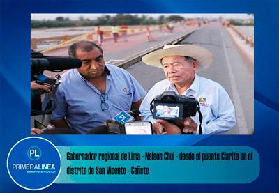 EVALÚAN DAÑOS EN PUENTE CLARITA POR CRECIDA DEL RÍO CAÑETE…