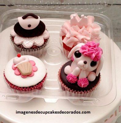 4 fotos con cupcakes para quince años decorados con fondant - Paperblog