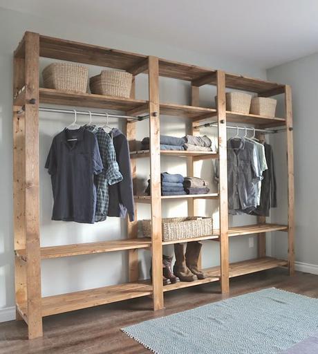 20 ideas para hacer un closet sin gastar