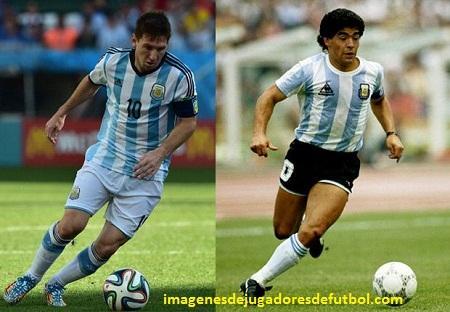 imagenes de messi y maradona lionel