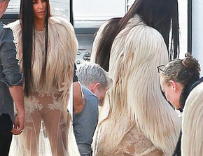 Increible..!! Kim Kardashian con vestido transparente y sin ropa interior en Ocean´s Eight (FOTO)