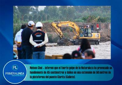 GORE LIMA INICIO LABORES DE DESVÍO DEL RÍO CAÑETE…