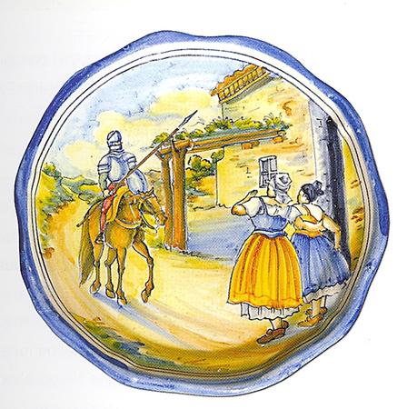El Quijote en la cerámica de Talavera (I)
