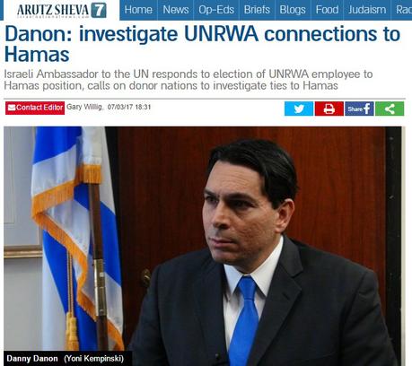 Hay que investigar las conexiones de la UNRWA con la organización terrorista Hamas.