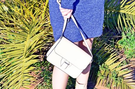 Vestido escote bardot con volante