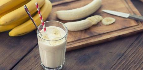 Batido de vainilla y plátano Batido de vainilla y plátano
