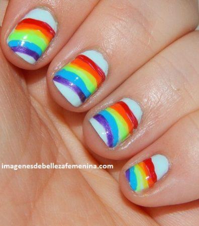 Cuatro imagenes de uñas pintadas para niñas con diseño facil - Paperblog