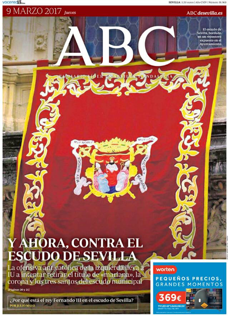 Primera página de ABC.