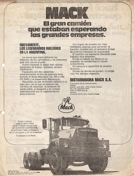 Camiones Mack en Argentina