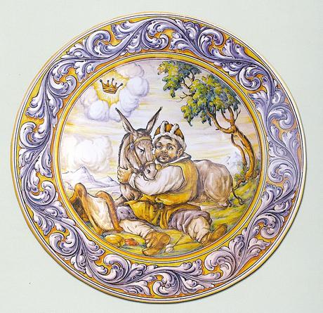 El Quijote en la cerámica de Talavera (y II)