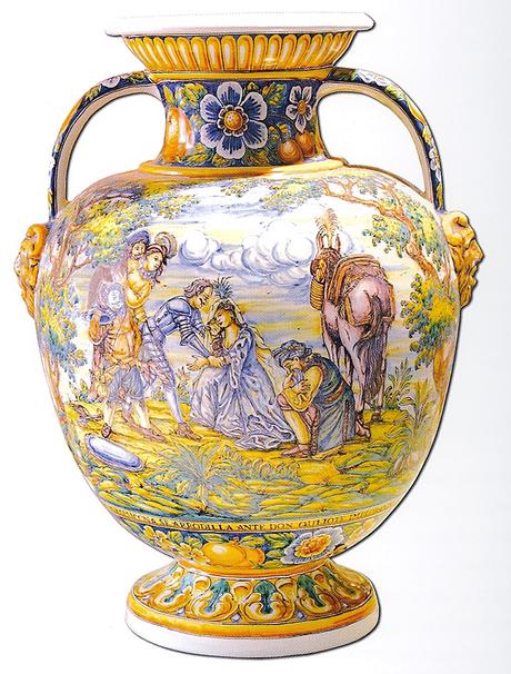 El Quijote en la cerámica de Talavera (y II)