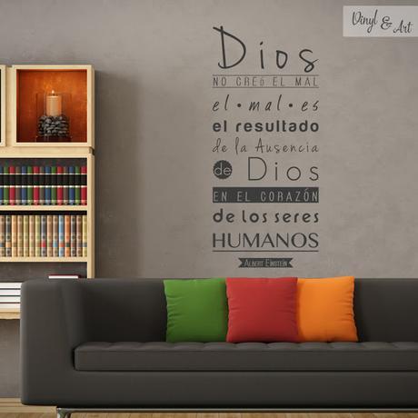 Vinilos adhesivos decorativos frases